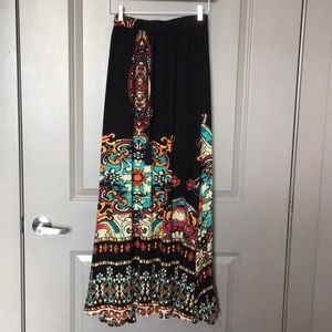 Multi Colored Boho Skirt